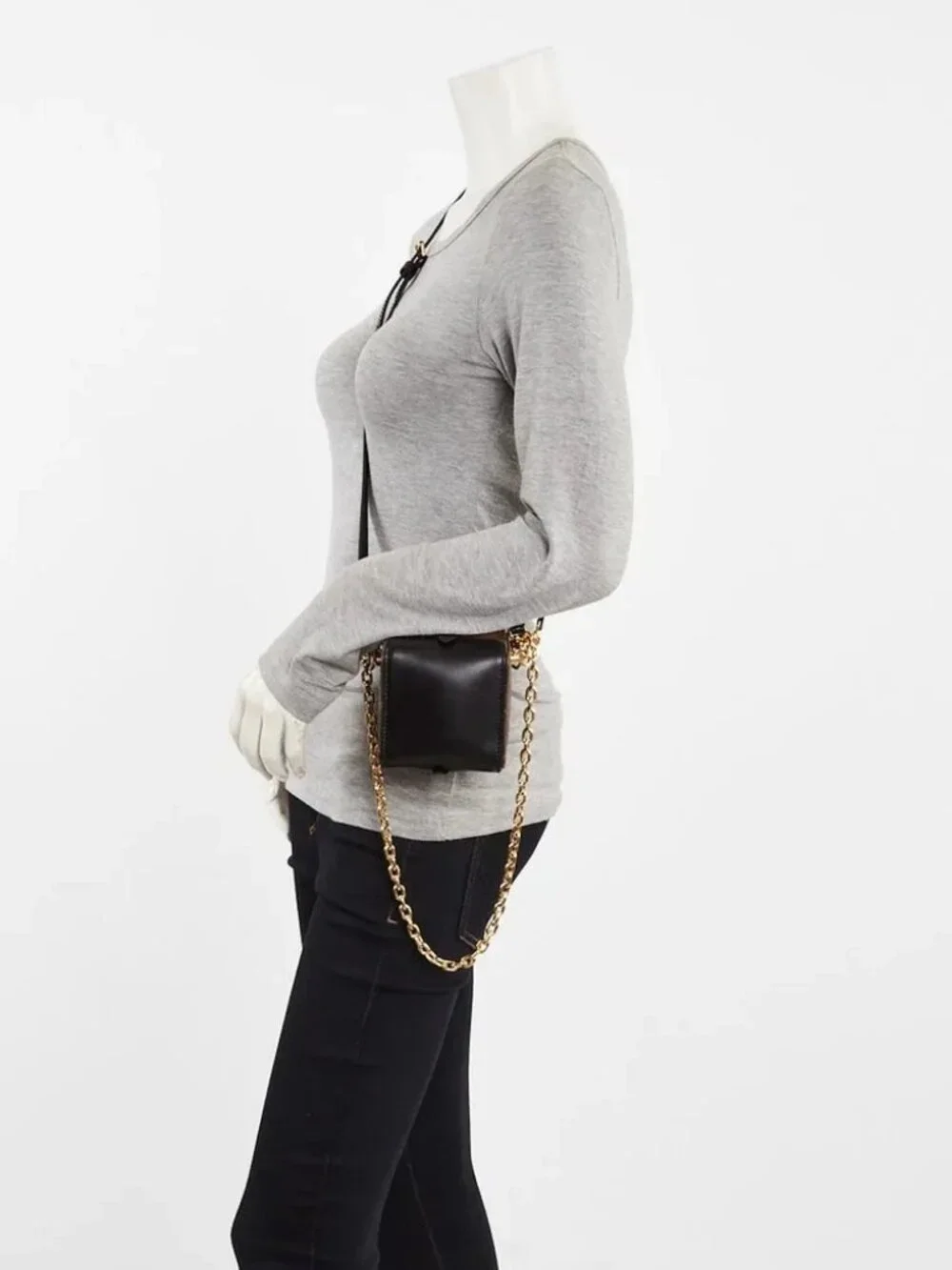 Louis Vuitton Reverse Monogram Coated Canvas/Leather Square Bag